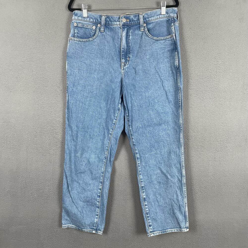 J Crew Classic Vintage Jeans Womens 30 Light Wash High Rise Straight Stretch